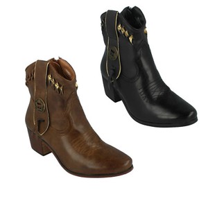 botines tela vaquera mujer