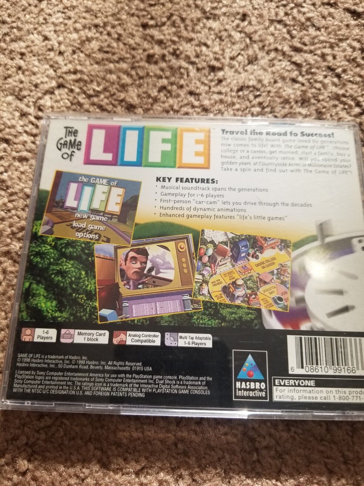 The Game Of Life - PS1 PS2 Playstation Game Complete 608610991666