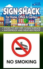NO SMOKING Self Adhesive Decal Vinyl WALL PUB CAFE CAR Sticker Warning Notice