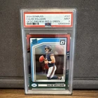 2024 Donruss Caleb Williams Optic Preview Red & Green #327 Rookie PSA MINT 9