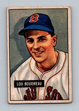 1951 Bowman #62 Lou Boudreau GD-VG Vintage Baseball Card