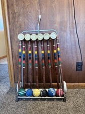 Antique croquet Set with original paint