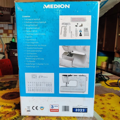 Nähmaschine Medion Neu - Bild 2 von 9