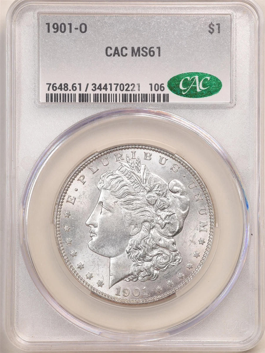 MS 61 Graded 1901 Year Morgan US Dollars (1878-1921) for sale | eBay