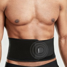 Umbilical Hernia Belt for Men and Women,Abdominal Support Binder with 2 Compr...