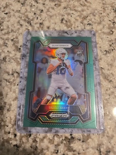 2024 Prizm Draft Picks Green Prizm Drake Maye RC