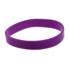 2X(Fashion Silicone Rubber Elasticity Wristband Wrist Band Cuff Bracelet5312