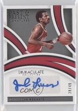 2021-22 Panini Immaculate Past and Present Signatures 28/49 John Lucas Auto 1s6