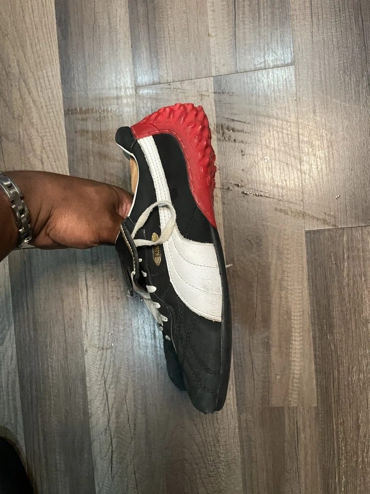 Puma King Football Style Vintage Leather Sneakers Size sz 8 - Image 3 of 4