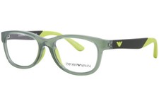 Emporio Armani EK3001 5359 Eyeglasses Youth Kids Boy's Shiny Green Full Rim 47mm