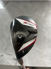 Left Handed Callaway x Hot #3 Hybrid Golf Club, Regular Flex, 19-Degree Loft