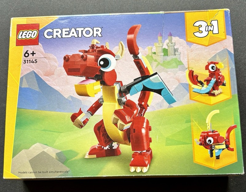 LEGO Creator 3 in 1 31145 Dragon | Fish | Parrot | Brand New Sealed