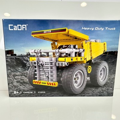 CaDA Building Block Set Heavy Duty Dump Truck Toy New in Box 372 Pieces Ages 8+