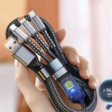 Universal 3-in-1 Multi-Function Mobile Phone Charging Cable1 USB Charging Cable
