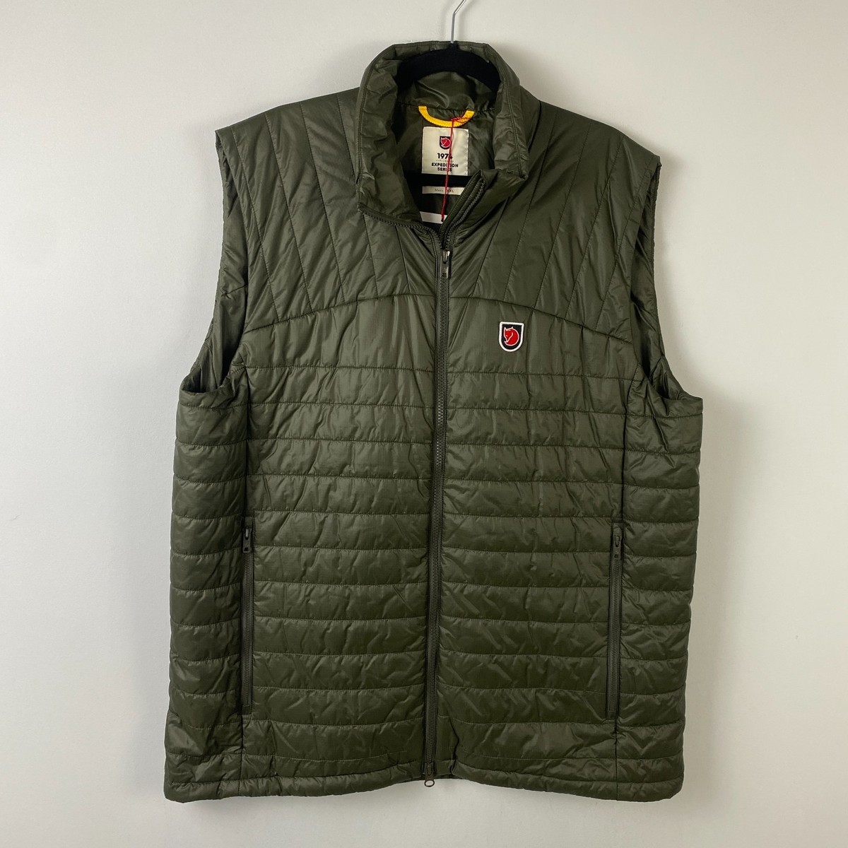 Fjallraven Expedition 1974 X-Latt Vest Mens XXL Green Full Zip | eBay