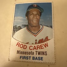 1977 Hostess Twinkies Baseball Card Rod Carew #9 Minnesota Twins