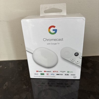 Google Chromecast with Google TV - 4K Media Player - NEW
