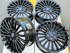 Set Of 4 New Gloss Black 18 Wheels 5x108 Rims Fits 2012-2018 Ford Focus Set Of 4 New Gloss Black 18 Wheels 5x108 Rims Fits 2012-2018 Ford Focus