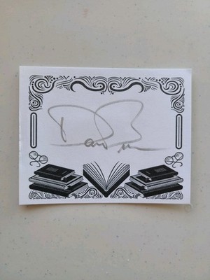 Dan Brown   (The Da-Vinci Code & Others) Signed, Autographed ,Bookplate Rare.