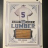 2021 Leaf Lumber Baseball Game Used Lumber Bob Horner #GUL-08 Serial Numbered /3