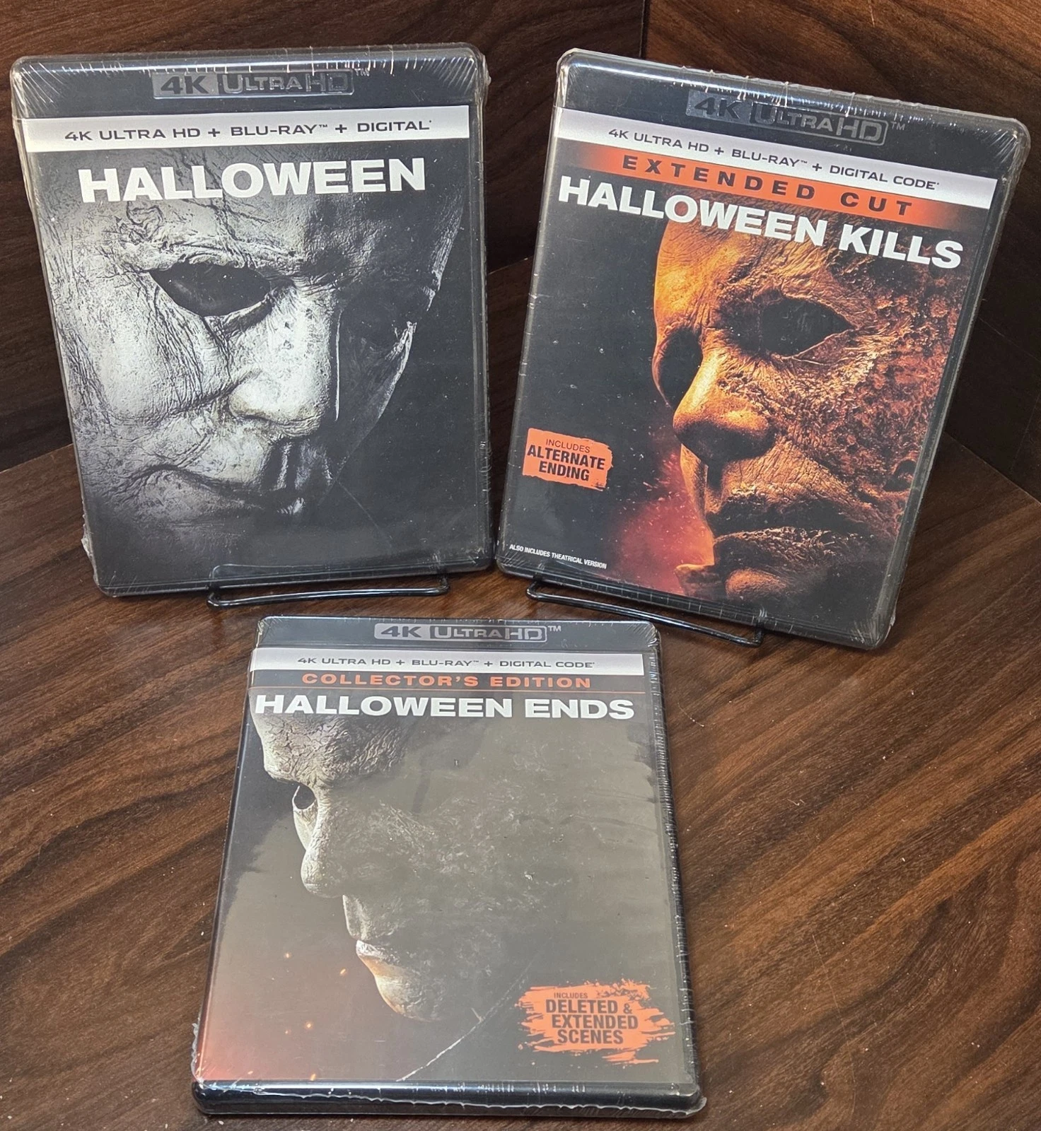 Halloween (2018) + Kills (2021)+ Ends (2022) (4K+Blu-ray) NEW-Free Shipping!