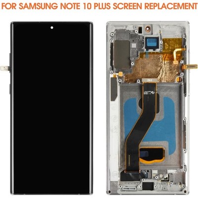 For Samsung Galaxy Note 10 Plus OLED Display Touch Screen Replacement With Frame