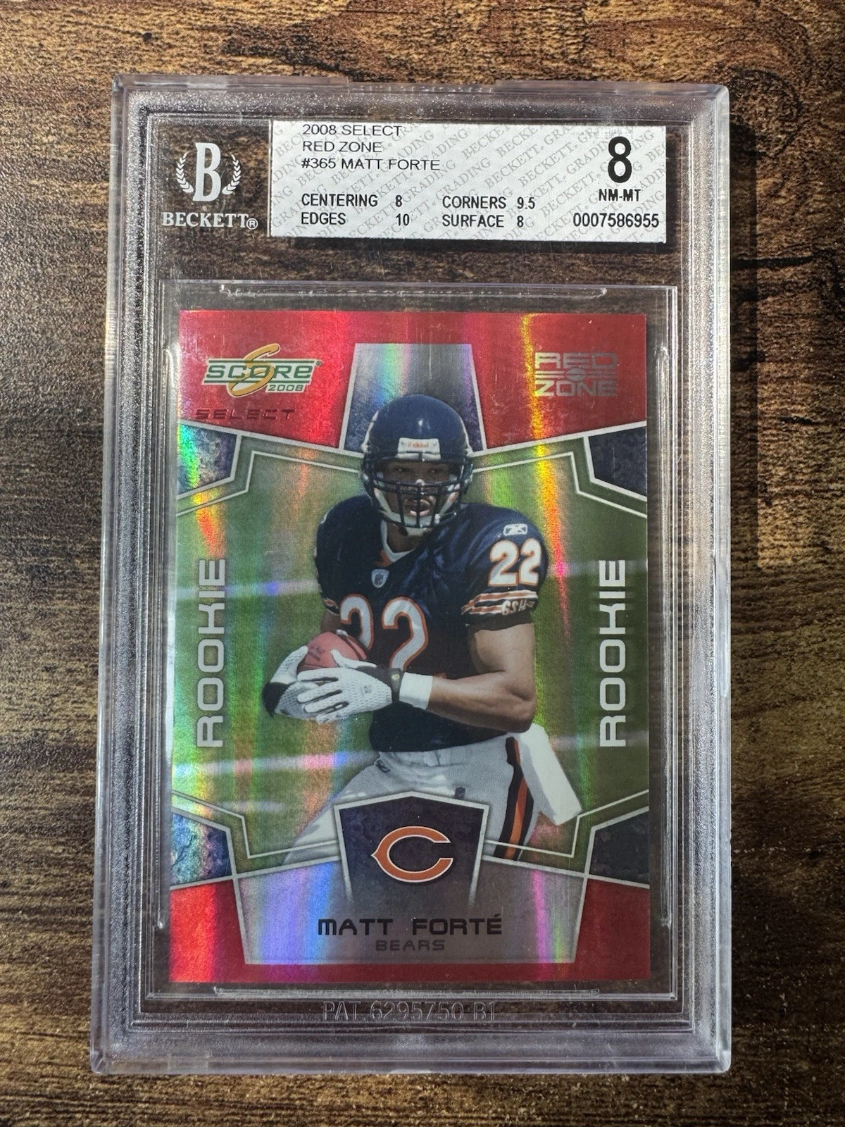 Matt Forte Score Select #365 Gold Zone