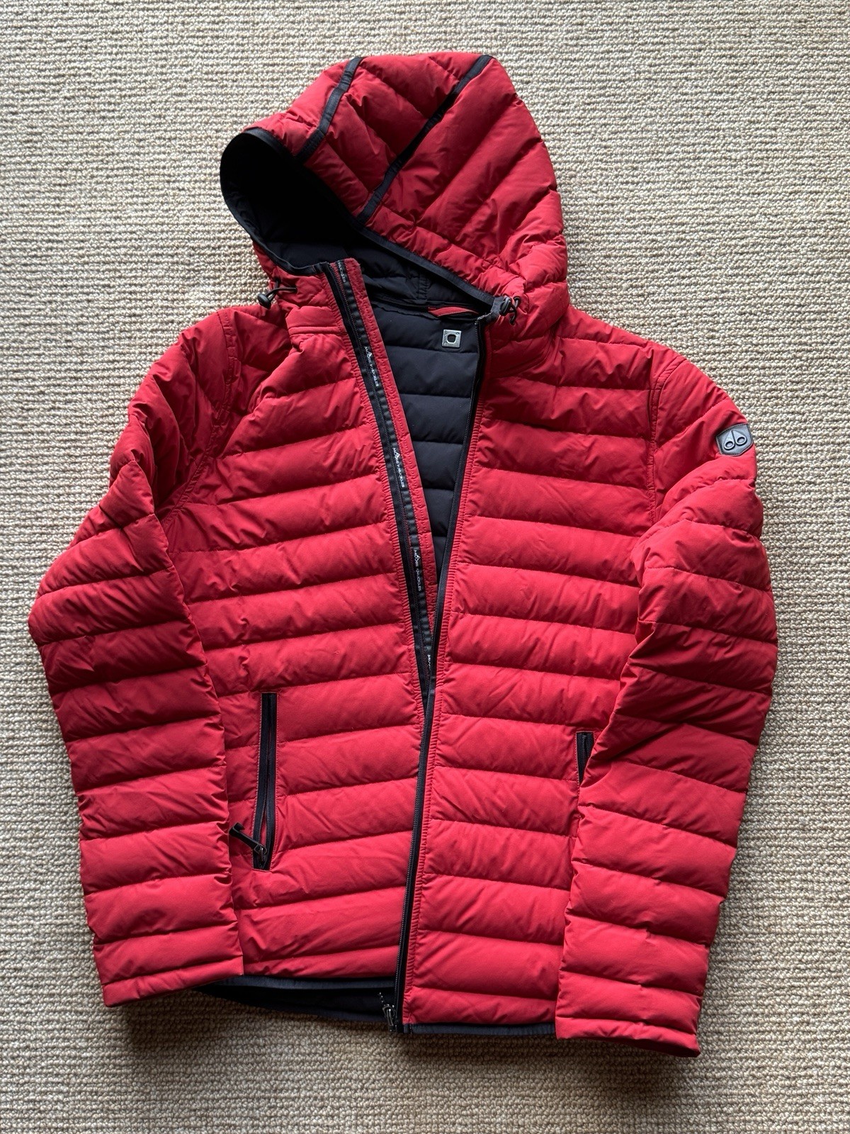 Moose Knuckles Hooper Down Puffer Jacket Size Med… - image 2