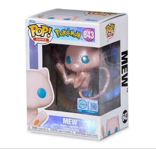 Funko Pop Mew Pearlescent Pokemon Center Exclusive # 643 | FAST SHIP