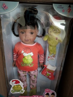 My Life as Grinch 18  Dark Hair Doll Plush Christmas Cindy Lou Who New