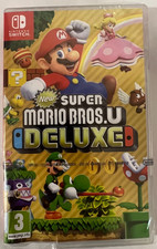 Image of New Super Mario Bros. U Deluxe Nintendo Switch NEW/Heavily damaged box