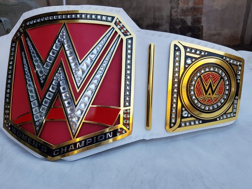 Womens Raw Championship Belt, Replica Title Belt Adult Size - Image 3 of 4