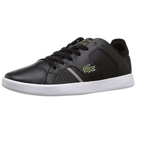 Lacoste Men's Novas ct 118 1 Sneakers, Mens, 7M, Black/Grey