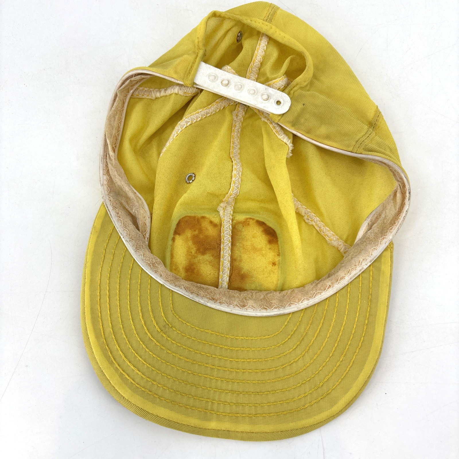 VTG JOHN DEERE Snapback Trucker Hat Patch Yellow … - image 7