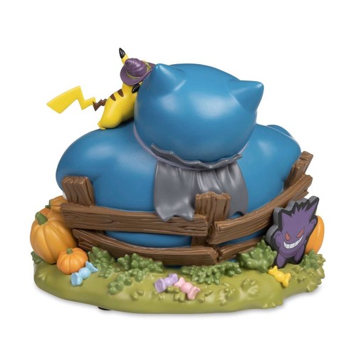 Snorlax & Pikachu Pumpkin Patch of Dreams Figure Halloween Pokemon Nintendo New - Picture 4 of 4