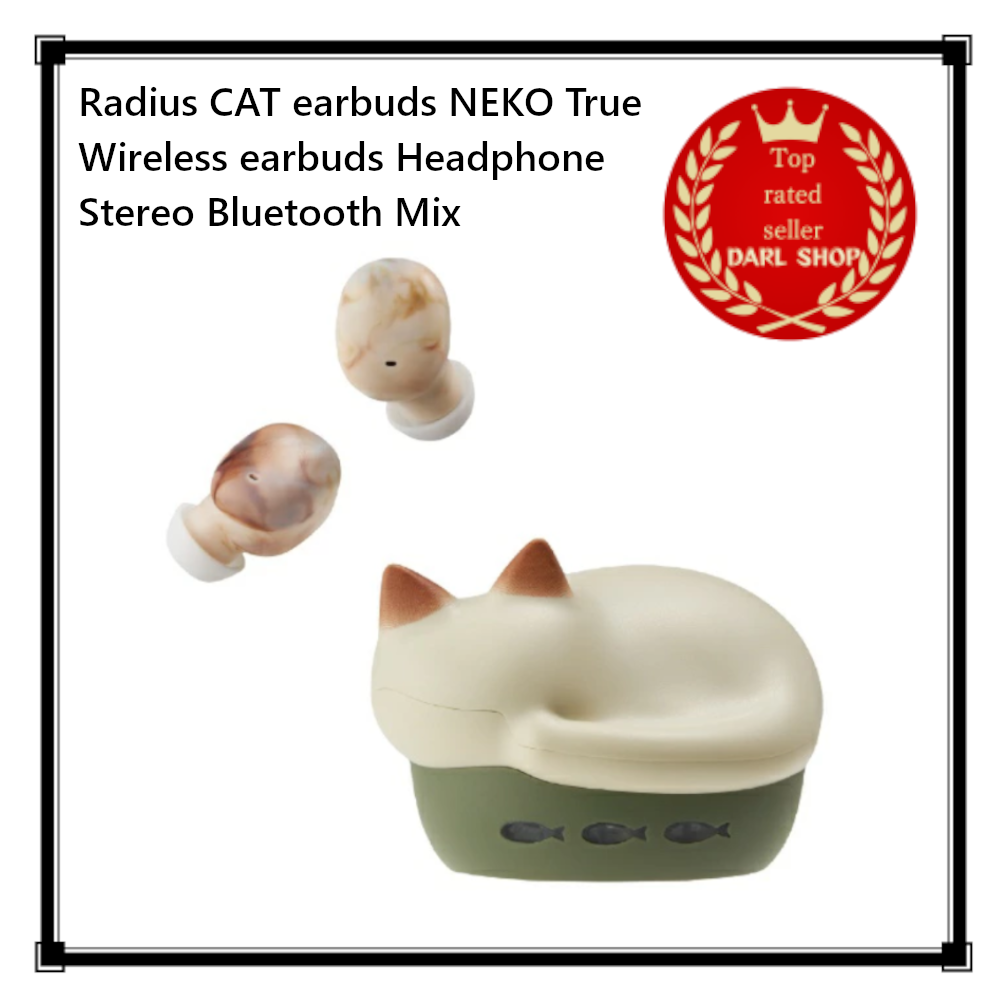 Radius CAT earbuds NEKO True Wireless earbuds Headphone Stereo