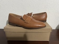 Madewell The Alex Loafer in Leather English Saddle Sz 7 1/2