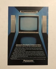 1980’s Panasonic Television Vintage Magazine Ad 0C25