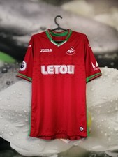Swansea City 2017 - 2018 away football shirt jersey camiseta Joma size XL