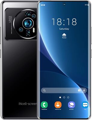 M12Pro Android 12.0 Smartphone, 6.5  4GB RAM+128GB ROM Dual Sim 4G/5G cellphone