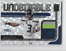 2019 Unparalleled RUSSELL WILSON Seattle Seahawks Undeniable hyper patch 08/25