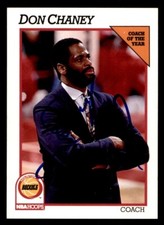 1991 Hoops Basketball #230 Don Chaney Signed Autograph (no COA)