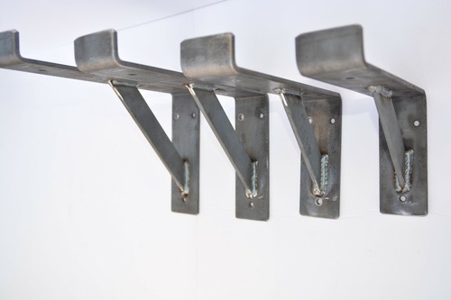 Heavy duty shelf brackets industrial Scaffold rustic handmade metal SS/SU/SH - Picture 2 of 8