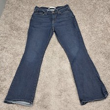 Levi Strauss Gold Women's Jeans Bootcut Dark Wash Mid Rise Blue 14M W32 L32