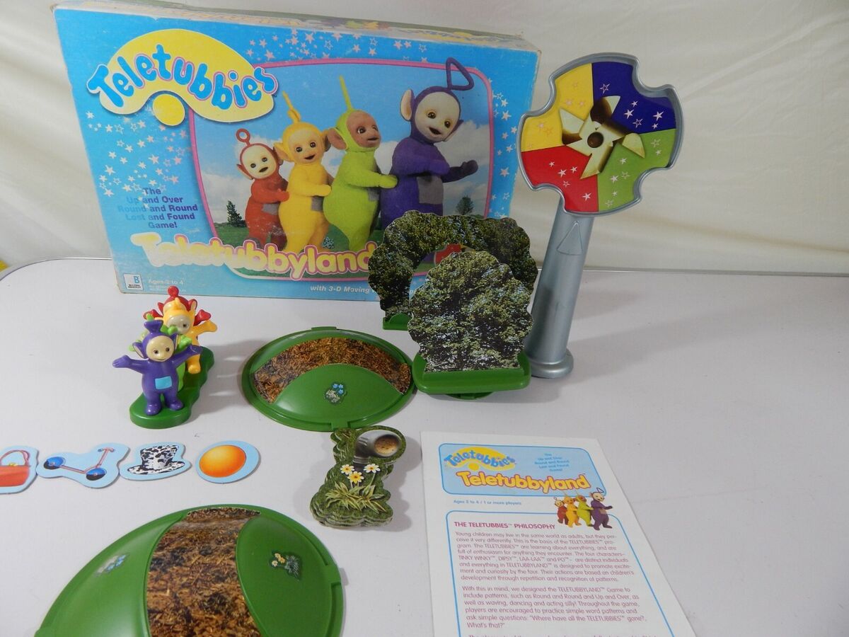 Vintage Teletubbies Bundle with Teletubbyland Board Game Vintage Teletubbies Bundle with Teletubbyland Board Game