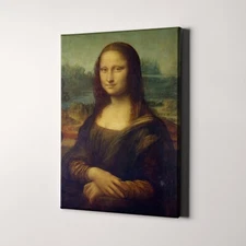 The Mona Lisa Leonardo Da Vinci History Europe Canvas Wall Art Print