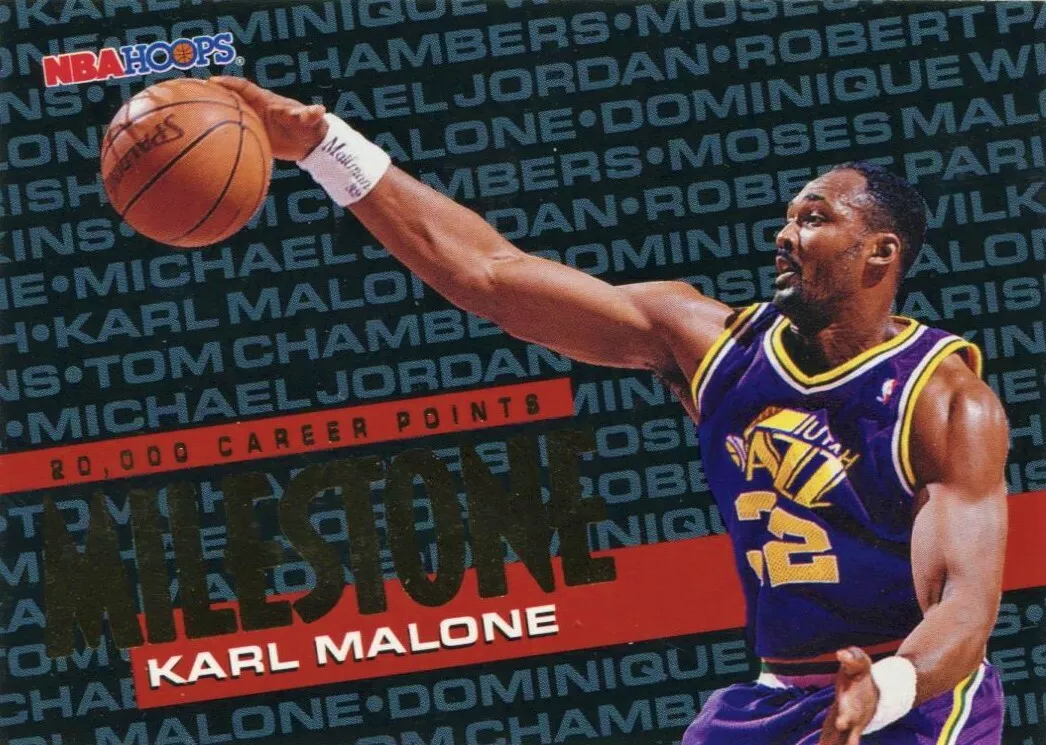 NBA Karl Malone Goldパラレル ５枚セット