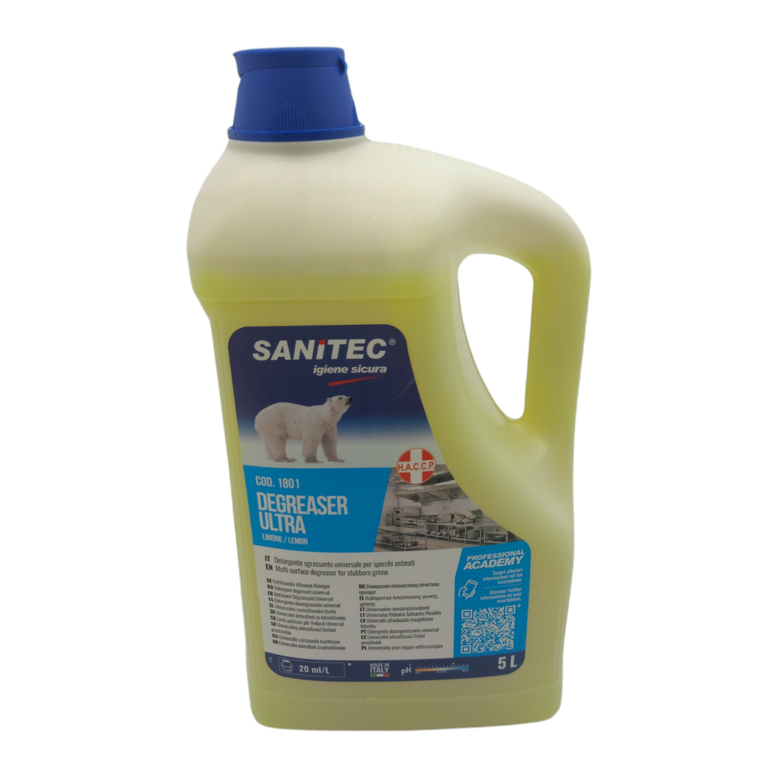 Detergente Sgrassatore Ultra Limone 5kg