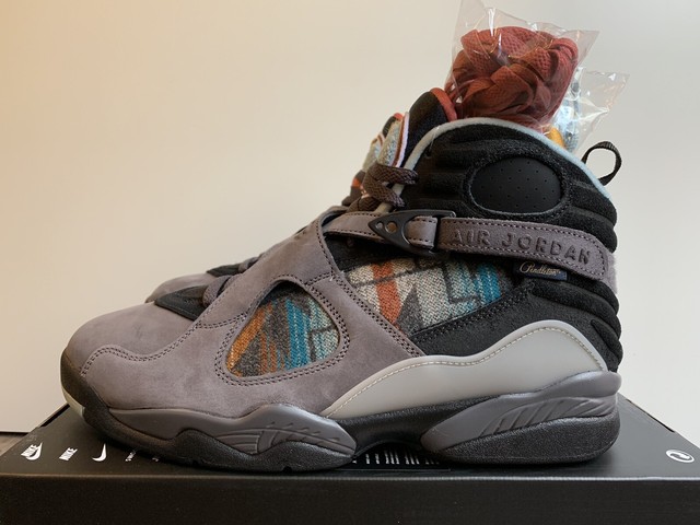 Nike Air Jordan 8 Retro N7 Pendleton Thunder Grey Cq9601 001 Size 11 for sale online | eBay