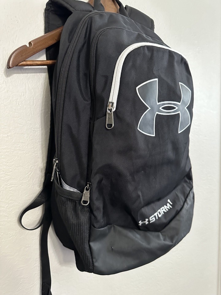 Under Armour Storm 1 Backpack Black& Silver eBay